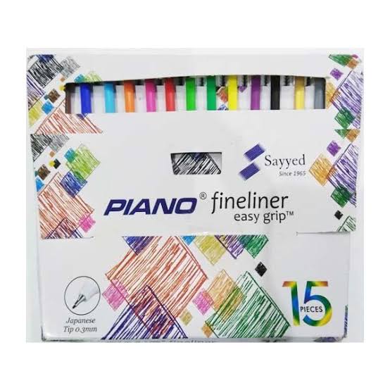 Piano Fineliner 15 Pieces