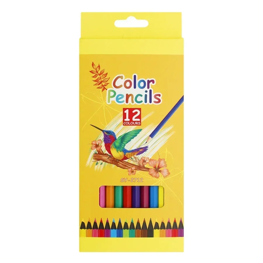 Crayon Tempo Set Erasable 12pcs Color Pencils