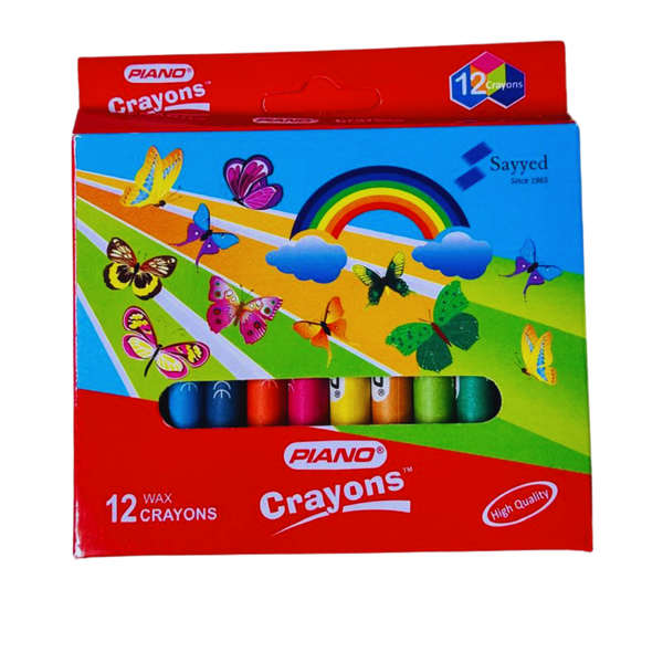 Crayons Piano 12 - Bright Colors for Creative Minds