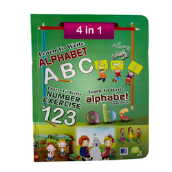 4 IN 1 ALPHABET LEARN TO WRITE BOOK