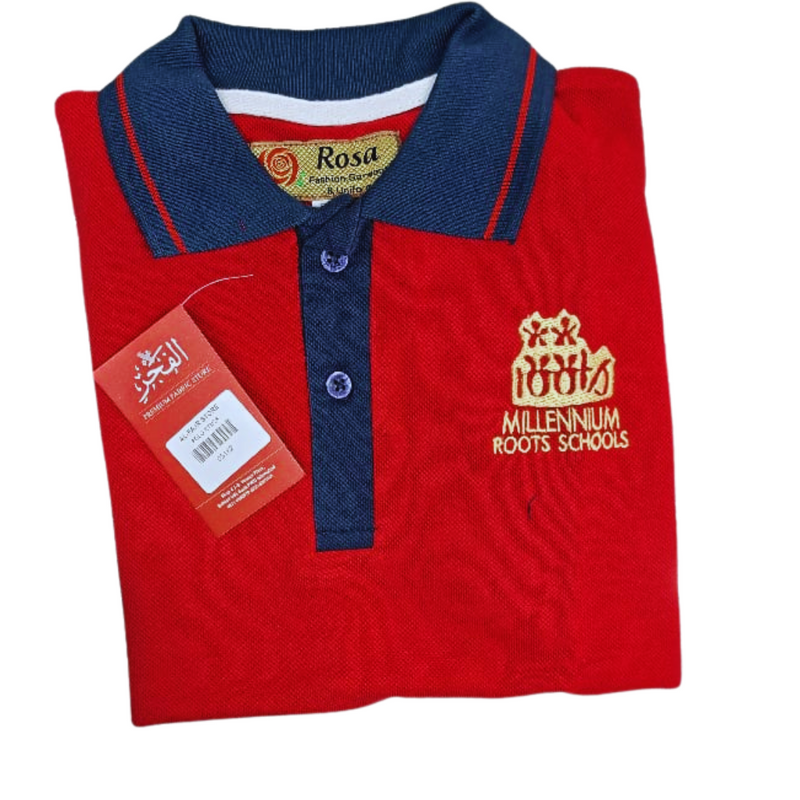 Polo Shirt - Roots Millennium - A Stylish and Comfortable Uniform Choice for Students.