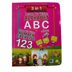 3 IN 1 LEARN TO WRITE ALPHABET NOTE BOOK