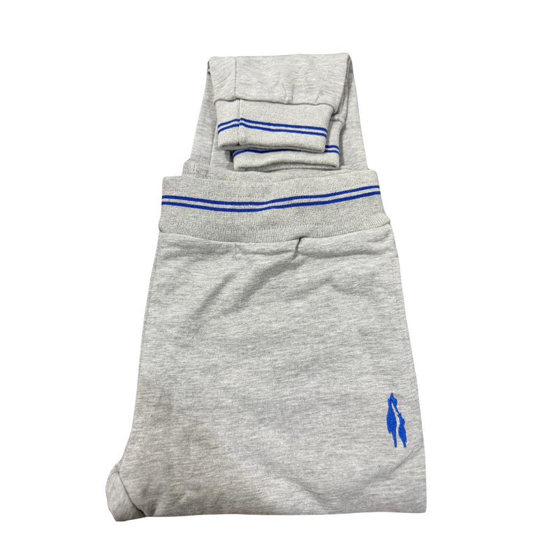 THE CITY SCHOOL GREY SPORTS TROUSER WITH BLUE STRIPS