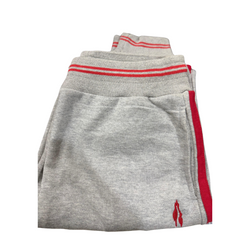 THE CITY SCHOOL GREY SPORTS TROUSER WITH RED STRIPS