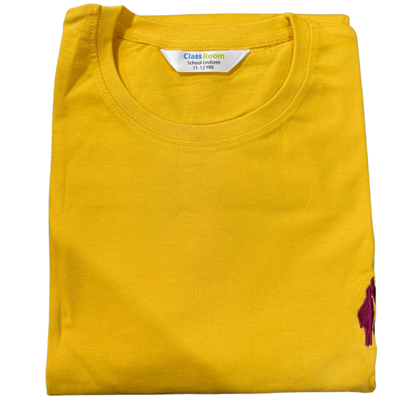 THE CITY SCHOOL SPORTS SHIRT YELLOW