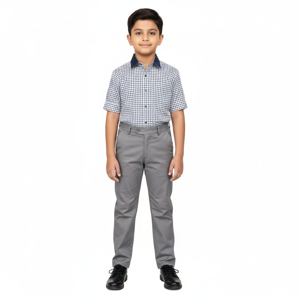 Allied School Grey Pant Elasticated