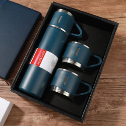 Hot & Cool Flask with Cups - Your Perfect Companion for Every Drink