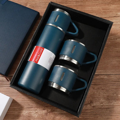 Hot & Cool Flask with Cups