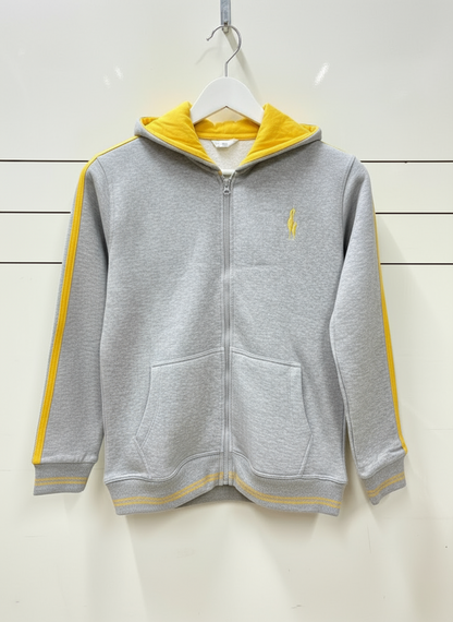 TCS Sports Hoody with Yellow Stripes