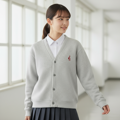 The City School Junior Fleece Cardigan
