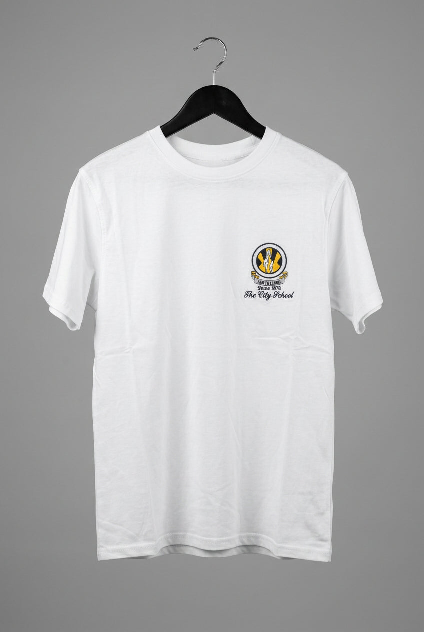 Unisex Shirt White Crew neck -A Level