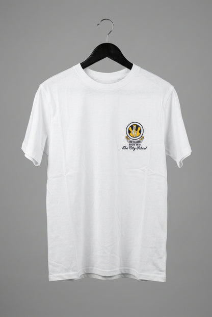 Unisex Shirt White Crew neck -A Level