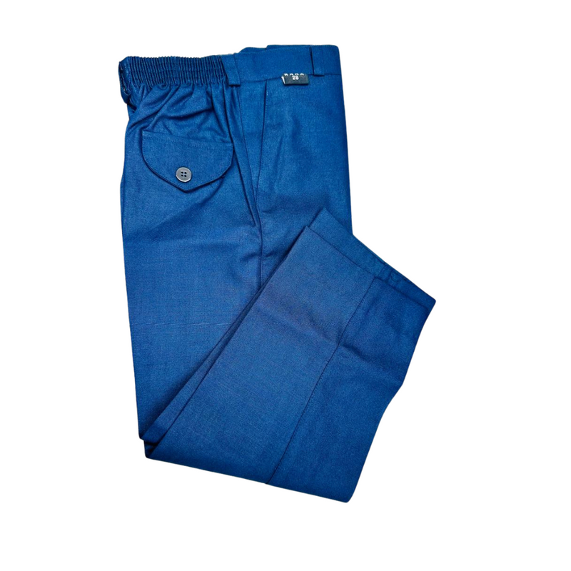 Navy Blue Pant - Elastic: Comfort and Flexibility for Active Students