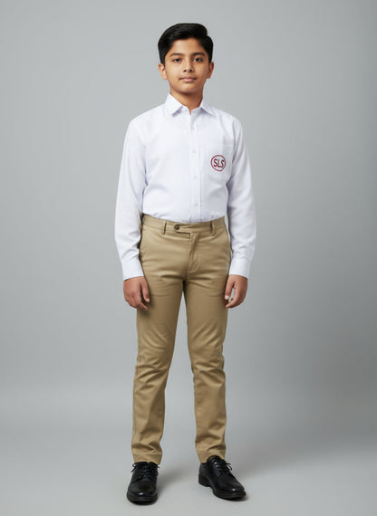 SLS White Shirt with Embroidered logo